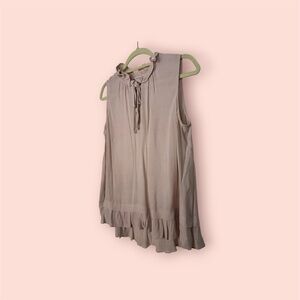 Waverly Grey Dust Pink Sleeveless Chiffon Blouse